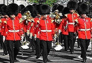 London Beefeaters on the march